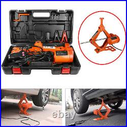 3 Ton Jack Stands 6600lb 100W 12V Car Electric Automation Floor Lifting Tool
