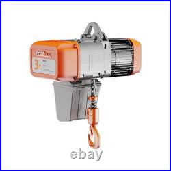 3 ton Electric Chain Hoist 1 Speed 208240V 3ø 60HZ 16ft G100 Nickel Duty H4/M5 3 ton Electric Chain Hoist 1 Speed 208240V 3ø 60HZ 16ft G100 Nickel Duty H4/M5