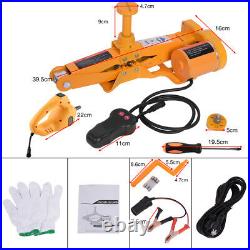 3Ton Automotive Electric Scissor Car Lift DC 12V Wrench 1/2 Impact Wrench