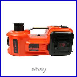 3in1 Electric Hydraulic 5Ton Car Floor Lift Jack Tire Inflator Pump Tool 12V DC