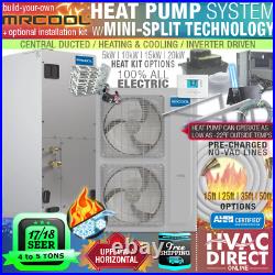 4-5 Ton 17-18 SEER MRCOOL Universal Ducted Inverter Heat Pump Split System BYO