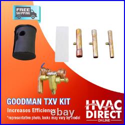 4 Ton 14 SEER Goodman Heat Pump A/C System Replacement Flush Install Kit