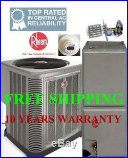 4 Ton R-410A 14SEER Heat Pump System Condensing Unit / Air Handler with Coil