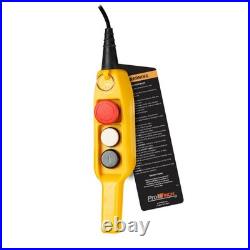 4 ton Industrial Electric Winch 9600 lb Heavy Duty with Wire Rope Three Phase