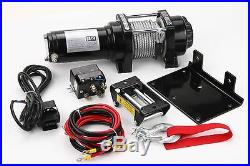4000 Lb Electric Winch 12V ATV Towing Truck Trailer Boat Pound 2 Ton New