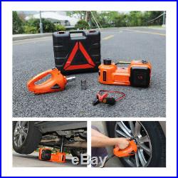 5 Ton 3in1 Car Electric Jack Hydraulic Lift Jack Air Pump Electric Wrench Set