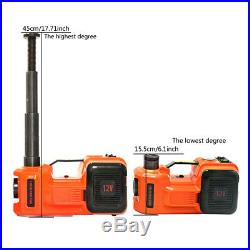 5 Ton 3in1 Car Electric Jack Hydraulic Lift Jack Air Pump Electric Wrench Set
