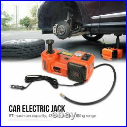 5 Ton 5T 150W Car Electric Hydraulic Jack Floor Lift Repair Tool Kit
