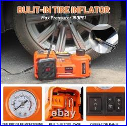 5 Ton Electric Car Jack & Impact Wrench Install & Change Tires Effortlessly