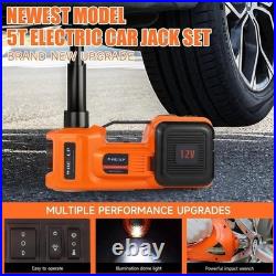5 Ton Electric Car Jack & Impact Wrench Install & Change Tires Effortlessly