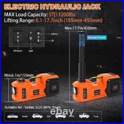 5 Ton Electric Car Jack & Impact Wrench Install & Change Tires Effortlessly