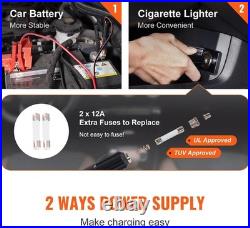 5-Ton Electric Hydraulic Car Jack Kit with Impact Wrench & Tire Inflator Combo