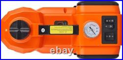 5-Ton Electric Hydraulic Car Jack Kit with Impact Wrench & Tire Inflator Combo