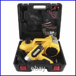 5 Ton Electric Hydraulic Floor Jack 17.7in Lift Impact Wrench Kit 12V DC