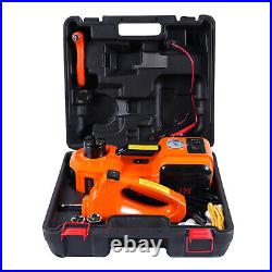5 Ton Electric Hydraulic Floor Jack Car Jack Lift 12V DC Electric Impact Wrench