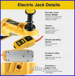 5 Ton Electric Hydraulic Jacks Floor Jack Lifting Tool + Electric Impact Wrench