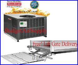 5 Ton Goodman 14 seer Gas/Elec Package Unit 81% 100K Btu GPG1460100M41 Gaspack