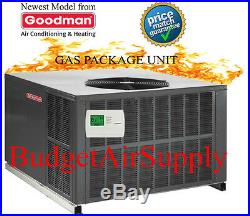 5 Ton Goodman 14 seer Gas/Elec Package Unit 81% 100K Btu GPG1460100M41 Gaspack