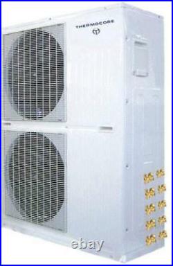 5 ton 60000 BTU 5 Zone Ductless Mini Split AC/Heat Pump 9000 x 4 + 24000