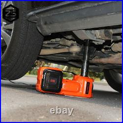 5T 5 Ton 12V Electric Car Jack Hydraulic Floor Jack Lift Tire Repair Tool