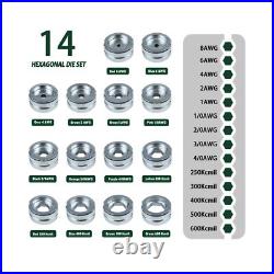 6-Ton Electric Hydraulic Crimping Tool Rechargeable Battery Cable Lug Crimp