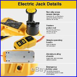 6 Ton Electric Hydraulic Jack Car Truck SUV Floor Jack Lifting Tool Portable 12V