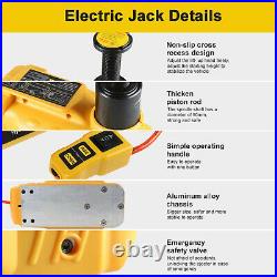 6 Ton Jack Stand 12V Electric Hydraulic Floor Jack Lift for Car SUV Repair Tool