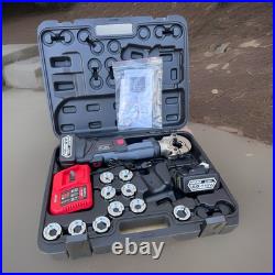 6Ton 18V Cordless Electric Hydraulic Crimping Tool Electrician Cable Lug Crimper 6Ton 18V Cordless Electric Hydraulic Crimping Tool Electrician Cable Lug Crimper