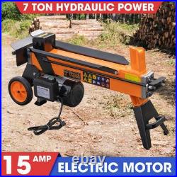 7 Ton Electric Log Wood Firewood Splitter Portable Hydraulic Firewood Splitting