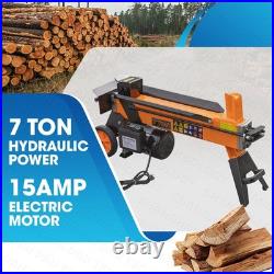7 Ton Electric Log Wood Firewood Splitter Portable Hydraulic Firewood Splitting