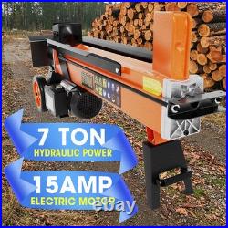 7 Ton Electric Log Wood Firewood Splitter Portable Hydraulic Firewood Splitting