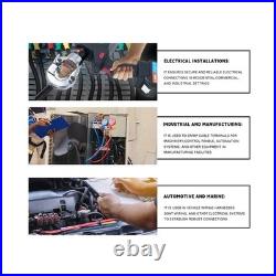 8-Ton Electric Hydraulic Crimping Tool Rechargeable Battery Cable Lug Crimp