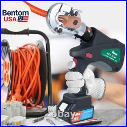 8-Ton Electric Hydraulic Crimping Tool Rechargeable Battery Cable Lug Crimper