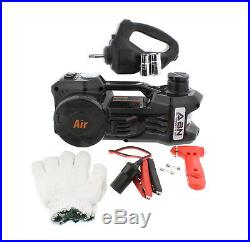 ABN Electric 3-Ton Car Hydraulic Floor Jack Tire Inflator Gauge Impact Wrench