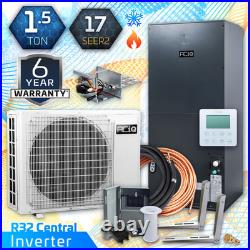 ACiQ 1.5 Ton High Efficiency Central Heat Pump Split System Inverter AC Kit, R32