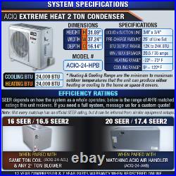 ACiQ 2 Ton 20 SEER Extreme Heat Pump Central Air Conditioner Inverter AC Unit