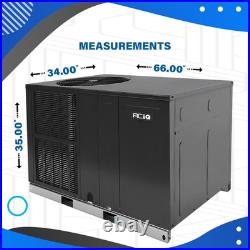 ACiQ 3.5 Ton 13.4 SEER2 Packaged Heat Pump Unit & Thermostat R32 Horizontal