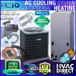 ACiQ 3 Ton AC Ducted Electric Central Air Conditioner Split System, 15.5 SEER2 ACiQ 3 Ton AC Ducted Electric Central Air Conditioner Split System, 15.5 SEER2