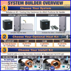 ACiQ 3 Ton AC Ducted Electric Central Air Conditioner Split System, 15.5 SEER2 ACiQ 3 Ton AC Ducted Electric Central Air Conditioner Split System, 15.5 SEER2
