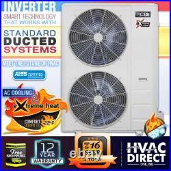 ACiQ 4 Ton 16 SEER Extreme Heat Pump Central Air Conditioner Inverter AC ACiQ 4 Ton 16 SEER Extreme Heat Pump Central Air Conditioner Inverter AC
