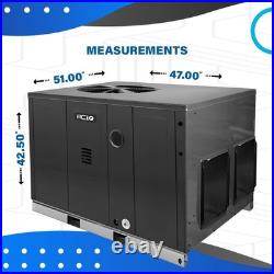 ACiQ 4 Ton 60000 BTU AC Gas Package Unit Central Air Conditioner & Heat System