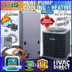 ACiQ by Carrier 2 Ton 15.2 SEER2 Central Air Conditioner Heat Pump Split System