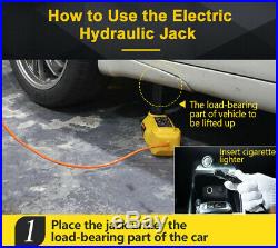 AUTOOL 6Ton 12V Electric Hydraulic Electric Jacks Tool For Car Lifting Repair
