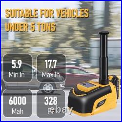 Battery Powered Electric Car Jack 5-Ton 18V Cordless Portable Automatic Tire Cha