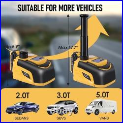 Battery Powered Electric Car Jack 5-Ton 18V Cordless Portable Automatic Tire Cha