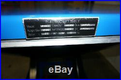 BigBlue Electric Hydraulic Scissor Lift Table 48 x 68 x 40 8000lb 4-Ton 110V
