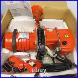 Black Bear YSF-200 2 Ton 4000lb Electric Chain Hoist 115V 8FPM With Power Trolley