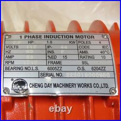 Black Bear YSF-200 2 Ton 4000lb Electric Chain Hoist 115V 8FPM With Power Trolley