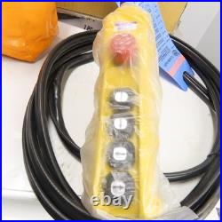 Black Bear YSF-200 2 Ton 4000lb Electric Chain Hoist 115V 8FPM With Power Trolley