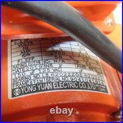 Black Bear YSF-200 2 Ton 4000lb Electric Chain Hoist 115V 8FPM With Power Trolley